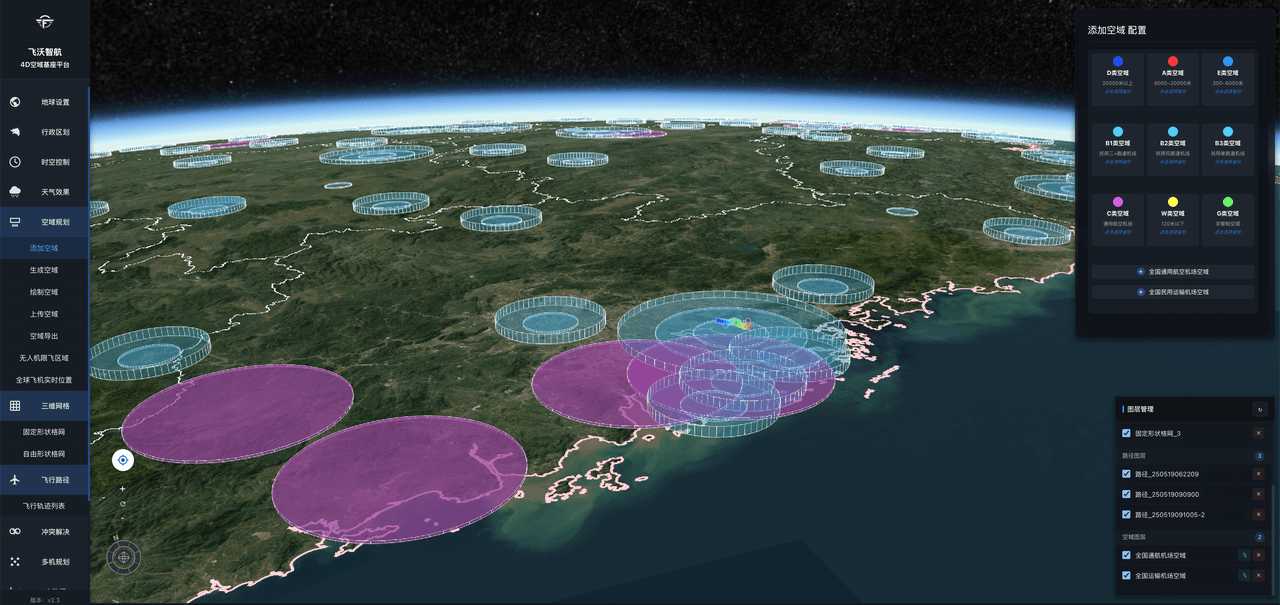 全中国空中规划层级01